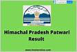 HP Patwari Result 2019 Declared himachal.nic.in